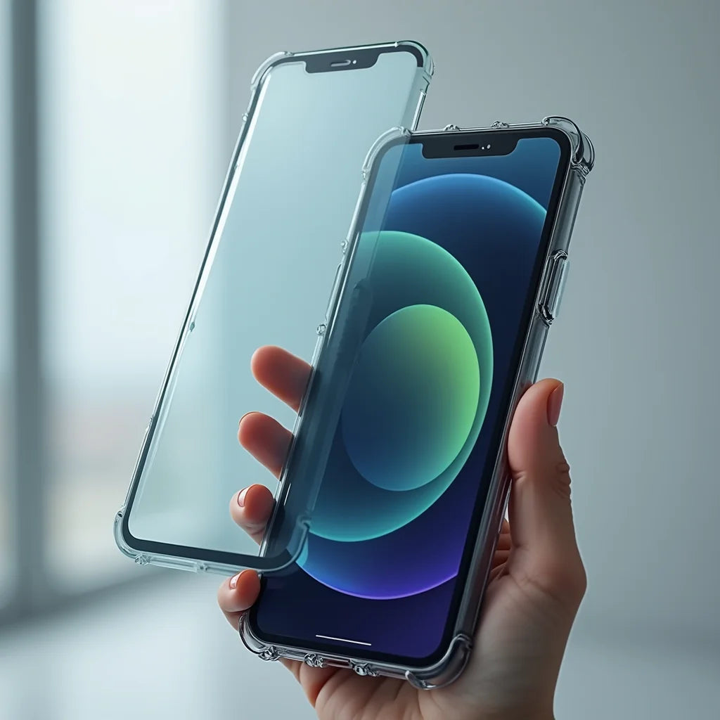 Raised Edge Cases That Shield Screens and Camera Lenses